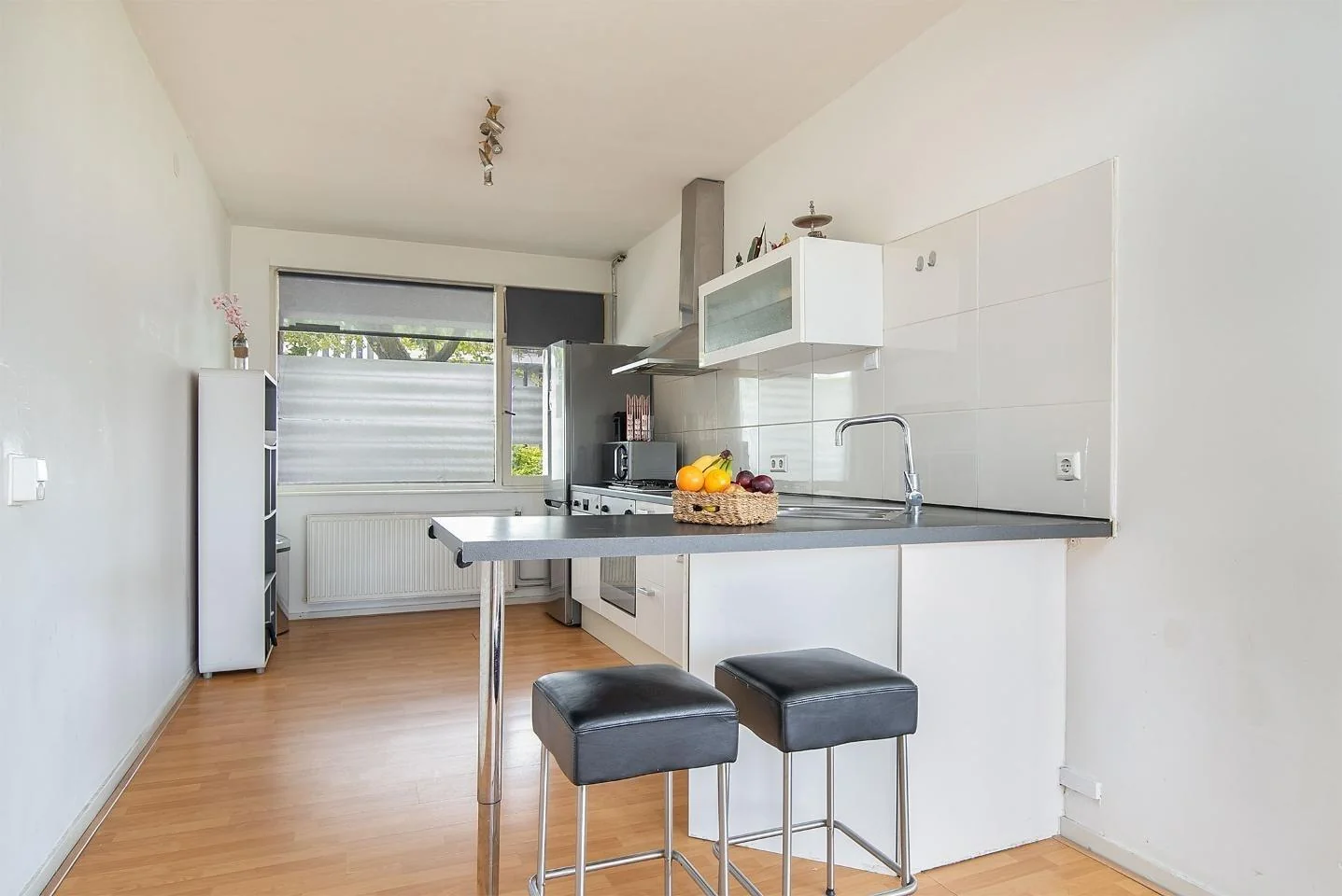 geblurde versie van de foto als achtergrond