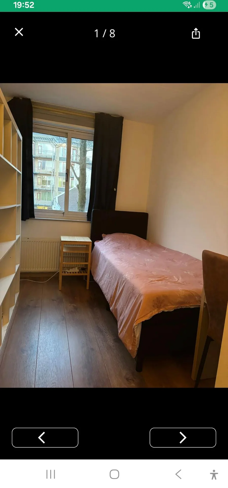 Foto van de Kamer gelegen aan de Peperstraat in Beverwijk