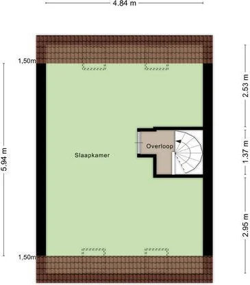 Foto van de Kamer gelegen aan de Eendrachtstraat in Deventer