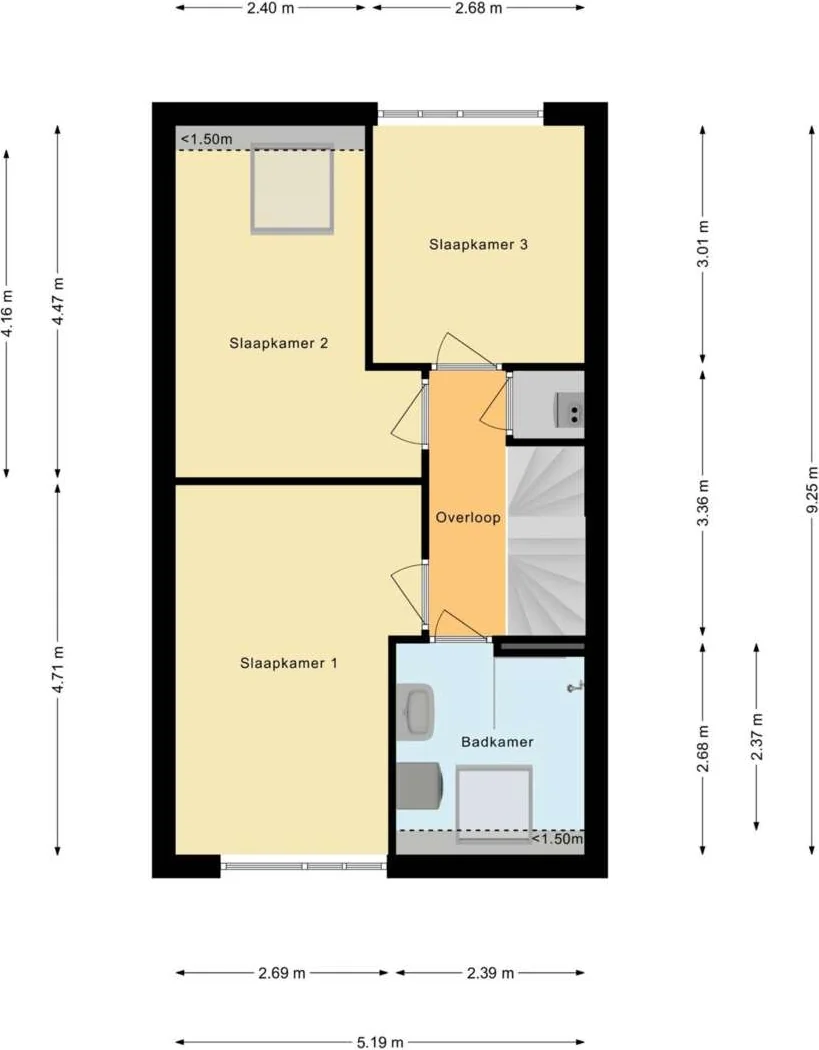 Foto van de Appartement gelegen aan de Kaatsbaan in Bergen op Zoom