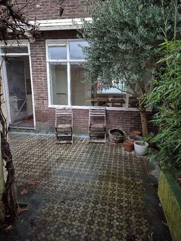 geblurde versie van de foto als achtergrond