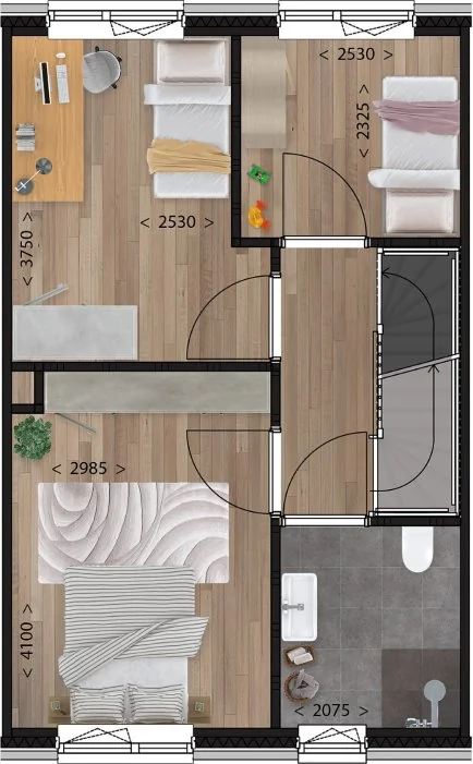 Foto van de Appartement gelegen aan de Pelikaanstraat in Groningen