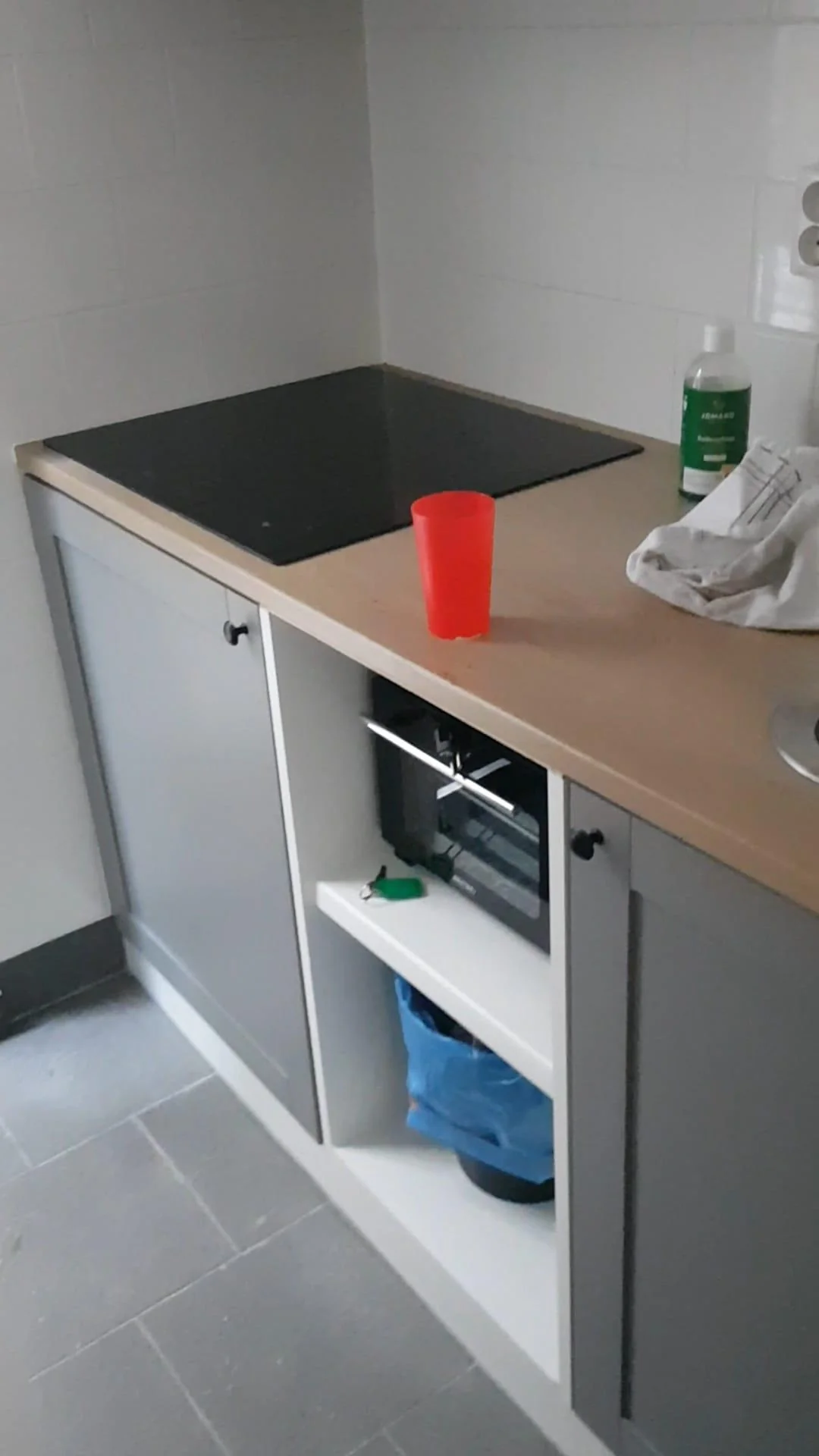 geblurde versie van de foto als achtergrond