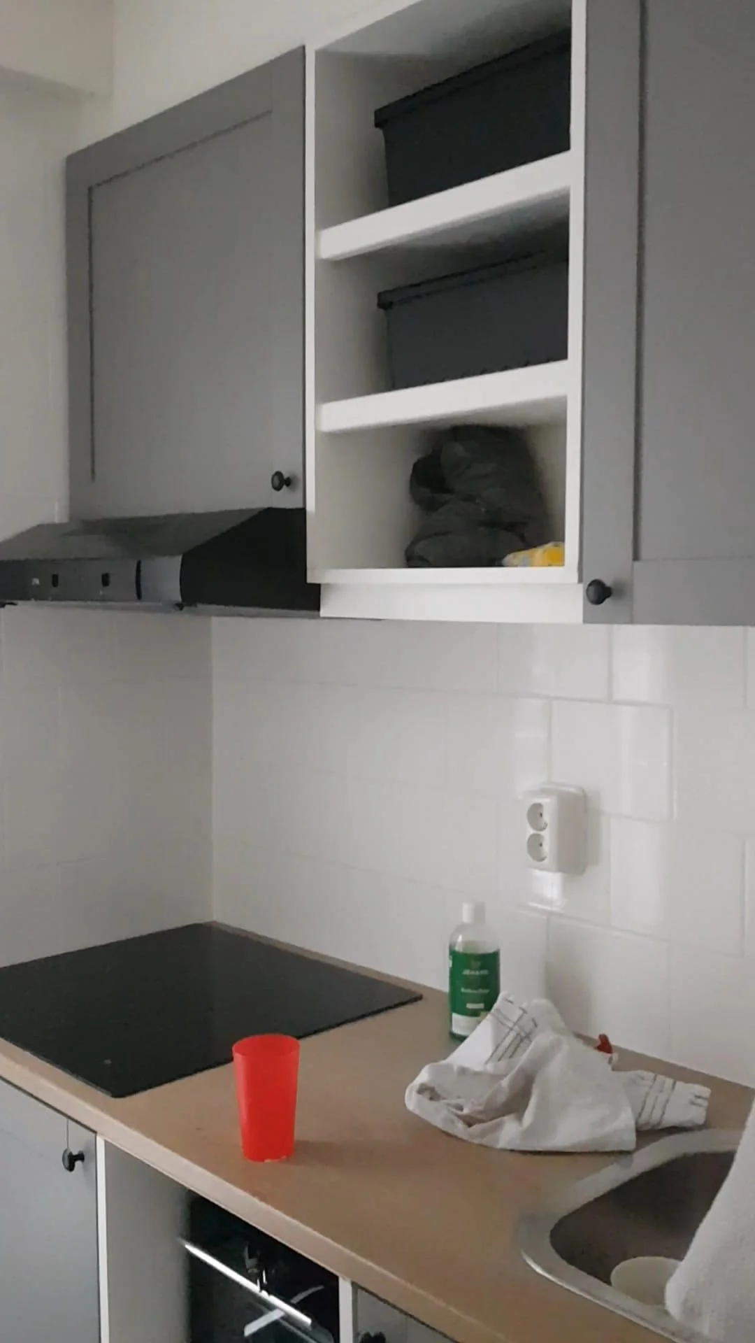 geblurde versie van de foto als achtergrond