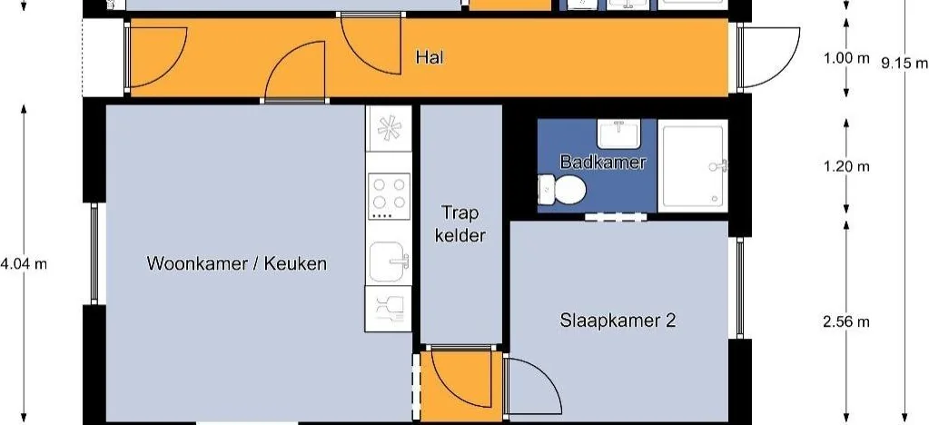 Foto van de Studio gelegen aan de Bevrijdingsstraat in Wageningen