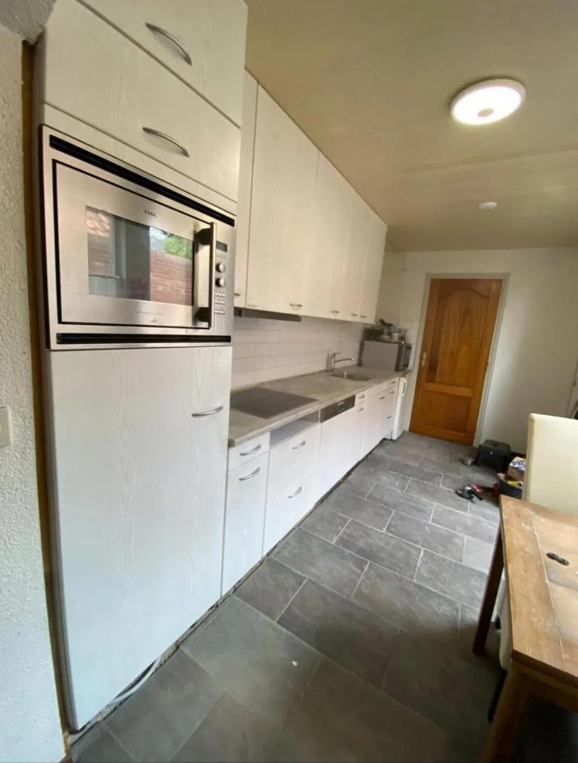 geblurde versie van de foto als achtergrond