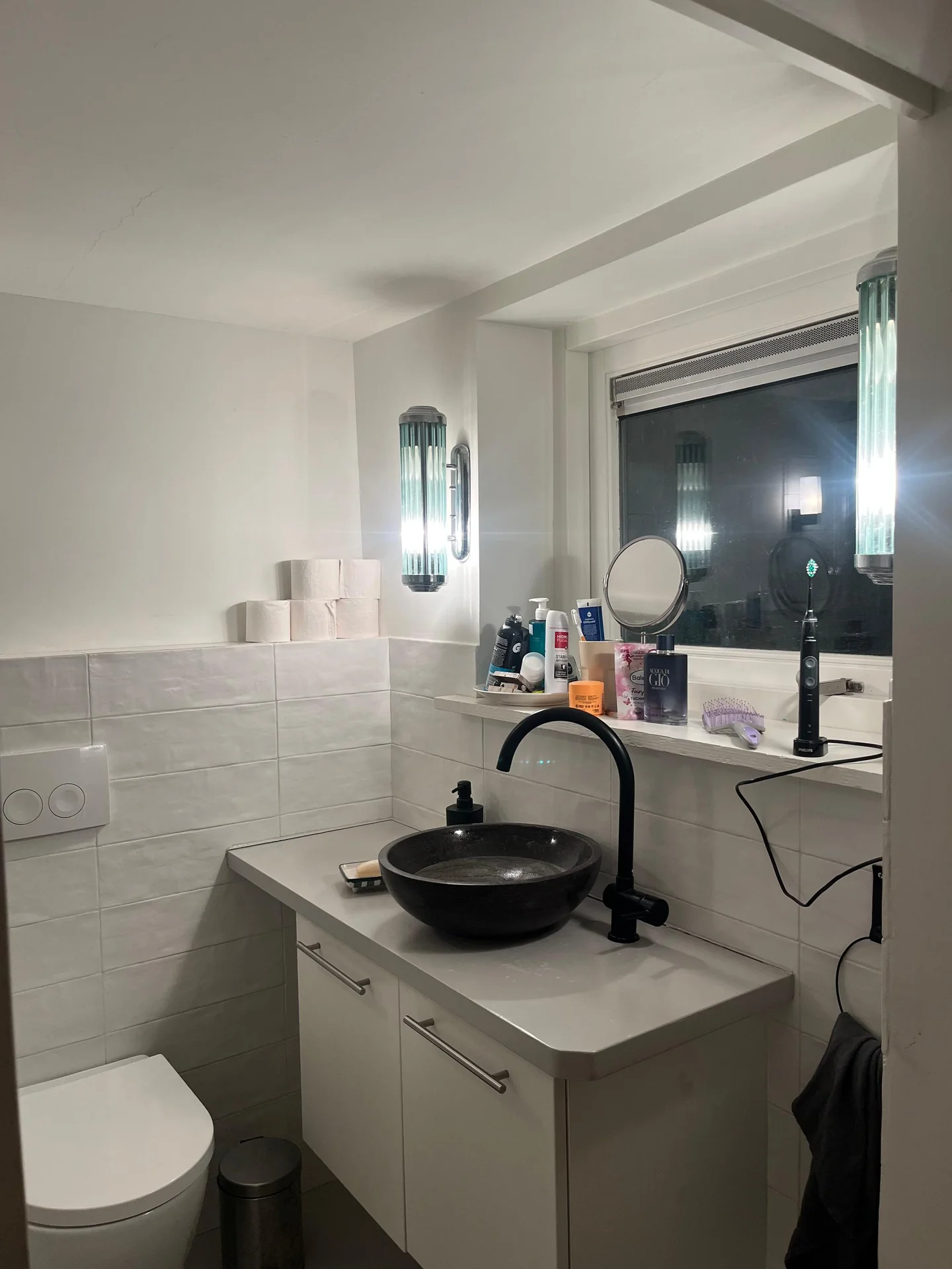 geblurde versie van de foto als achtergrond