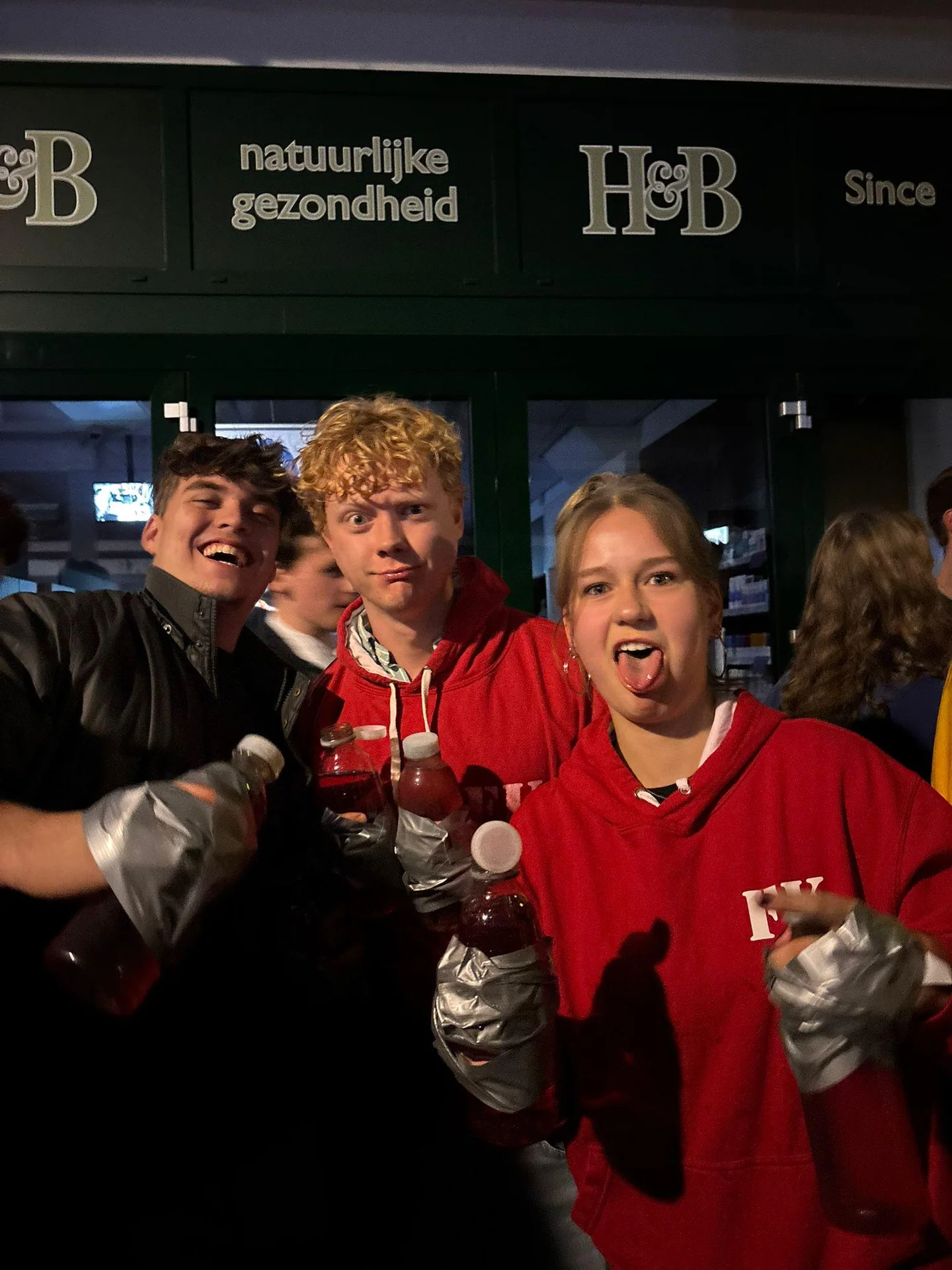 geblurde versie van de foto als achtergrond