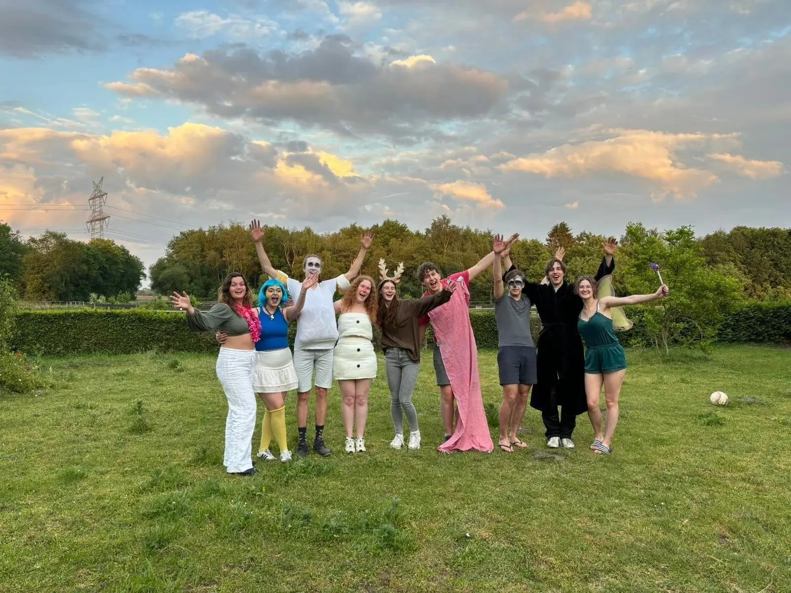 geblurde versie van de foto als achtergrond