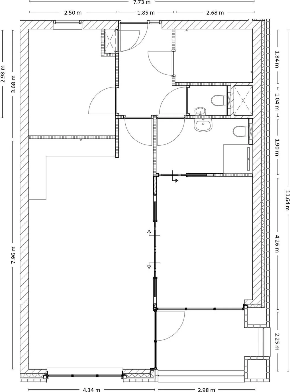 Foto van de Appartement gelegen aan de Arboretumlaan in Wageningen
