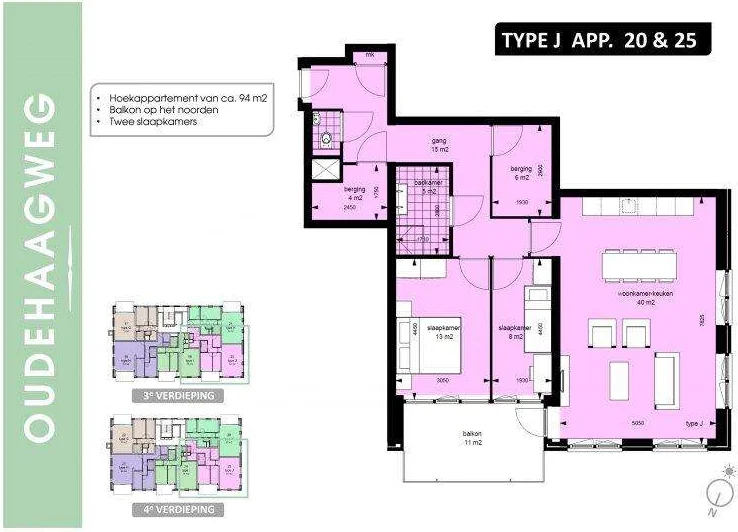 Foto van de Appartement gelegen aan de Oude Haagweg in Den Haag
