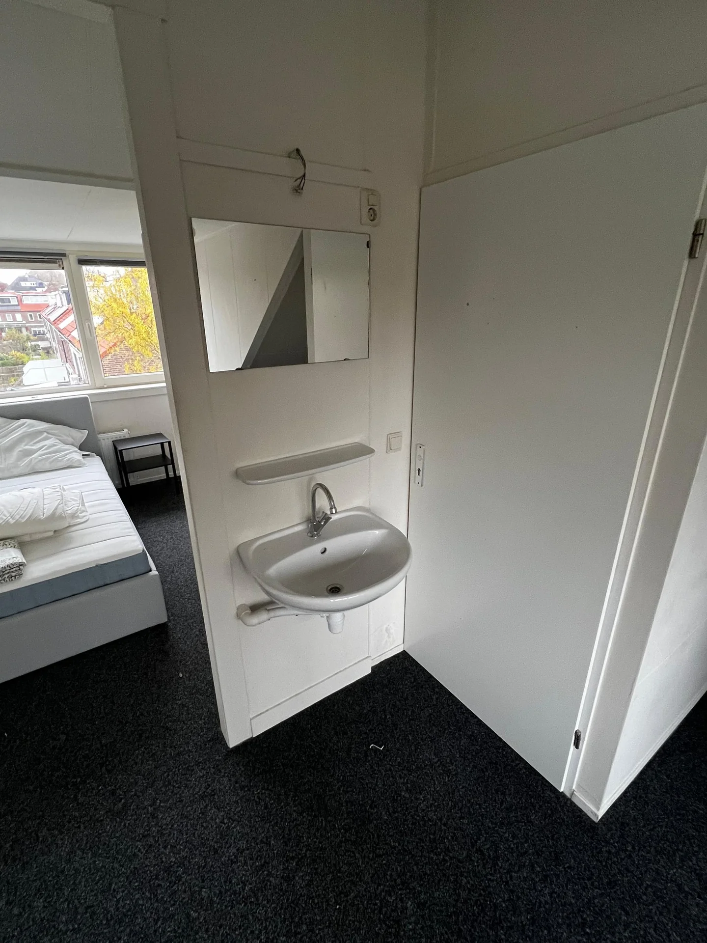 geblurde versie van de foto als achtergrond