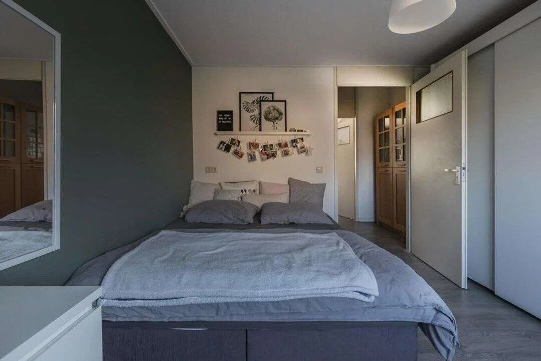 geblurde versie van de foto als achtergrond