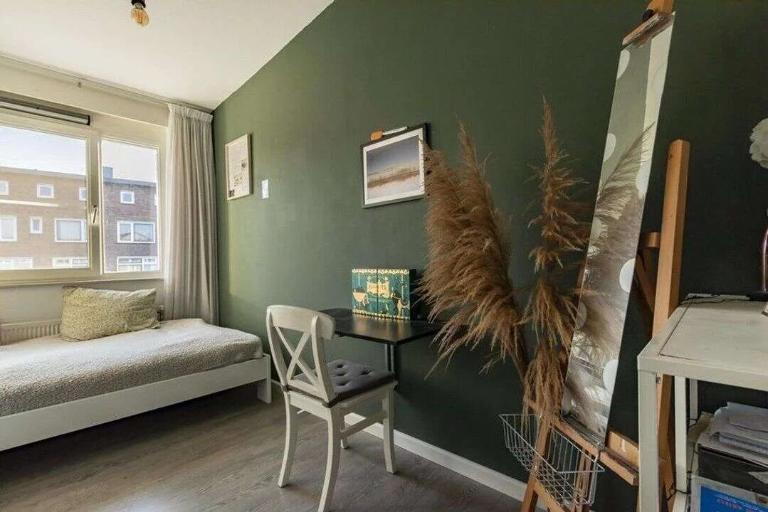 geblurde versie van de foto als achtergrond