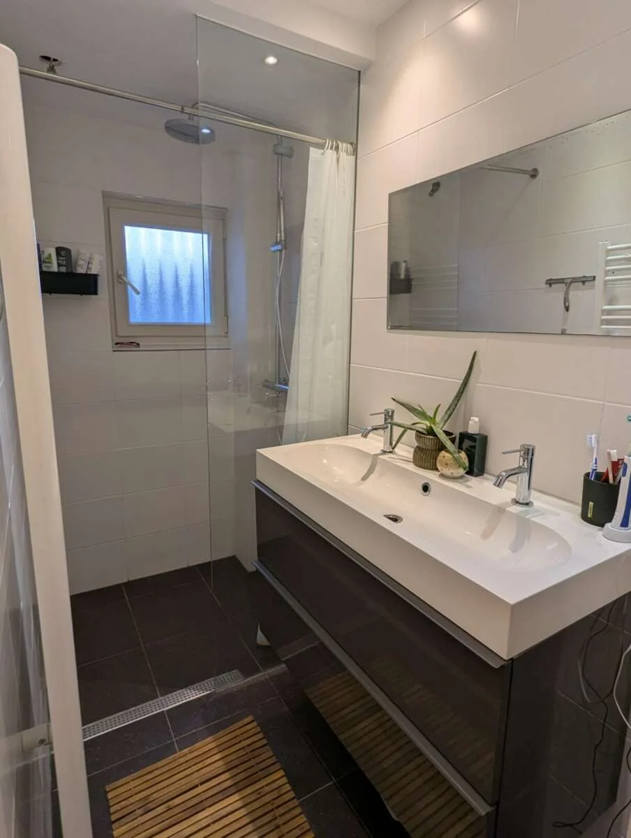 geblurde versie van de foto als achtergrond