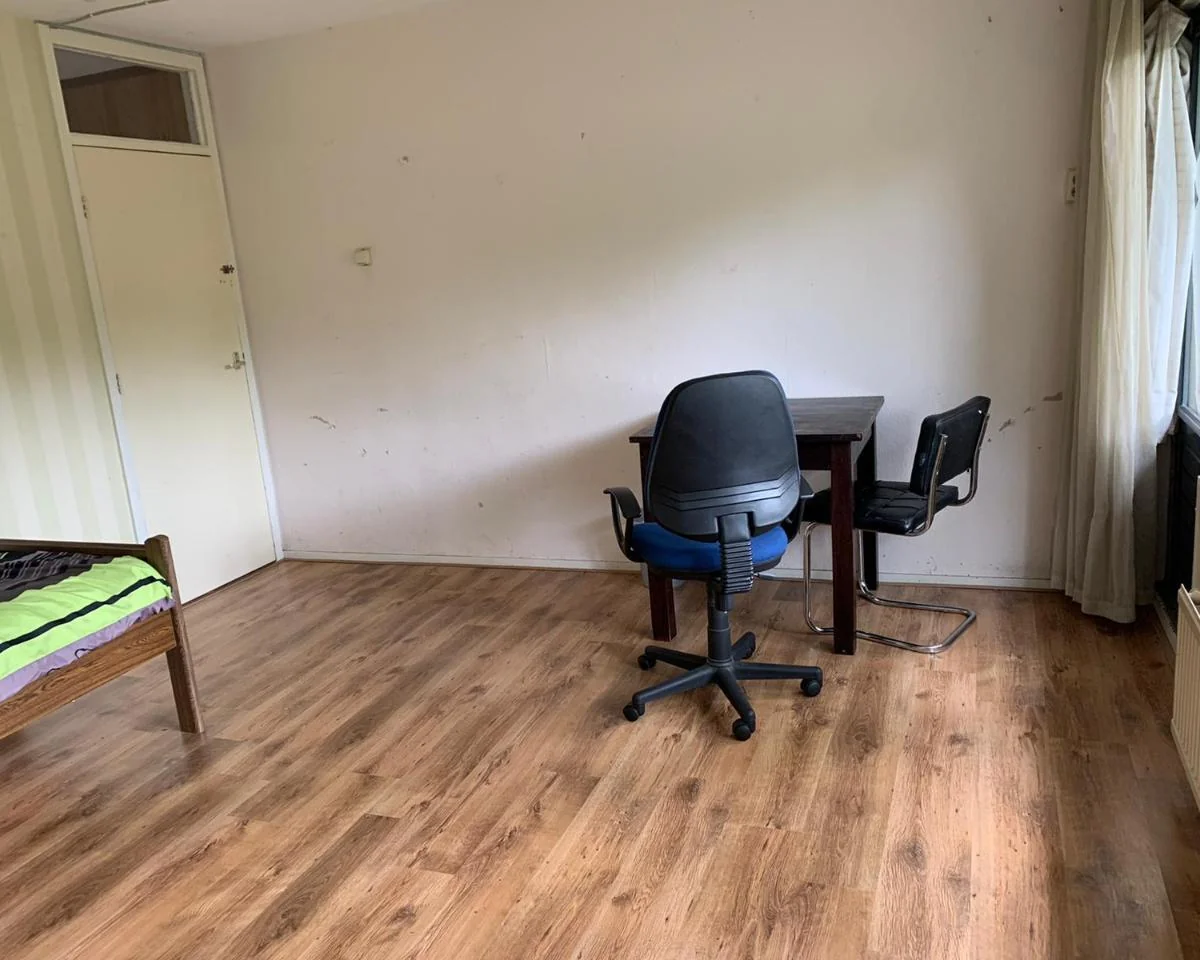 geblurde versie van de foto als achtergrond