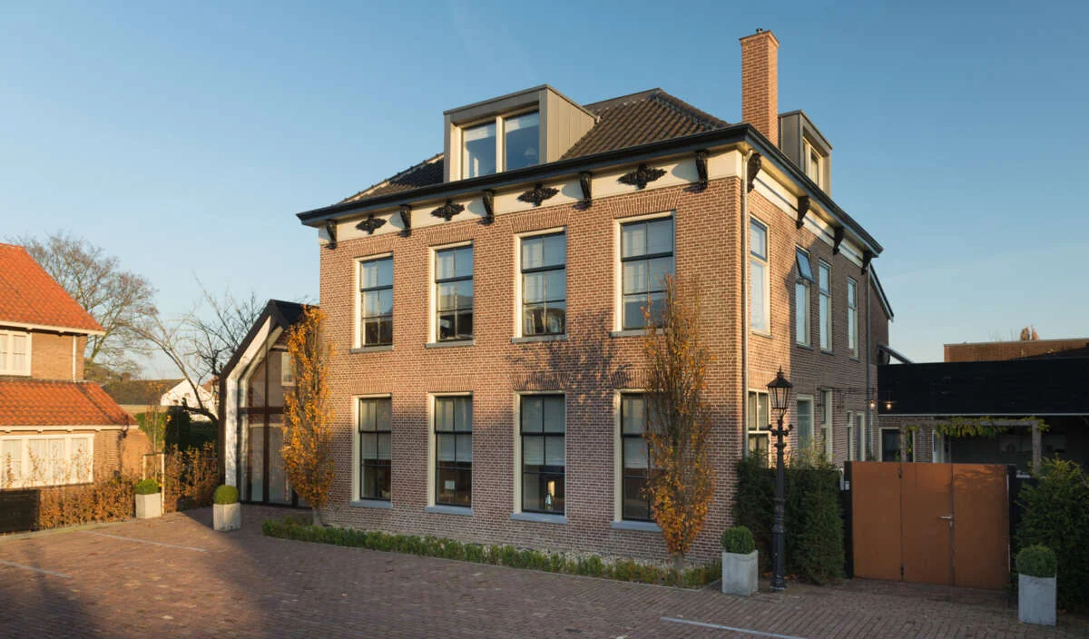 geblurde versie van de foto als achtergrond