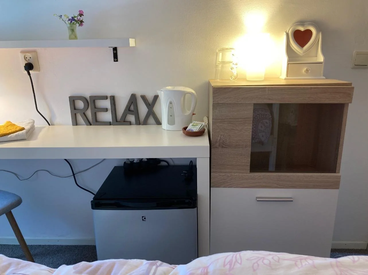 geblurde versie van de foto als achtergrond