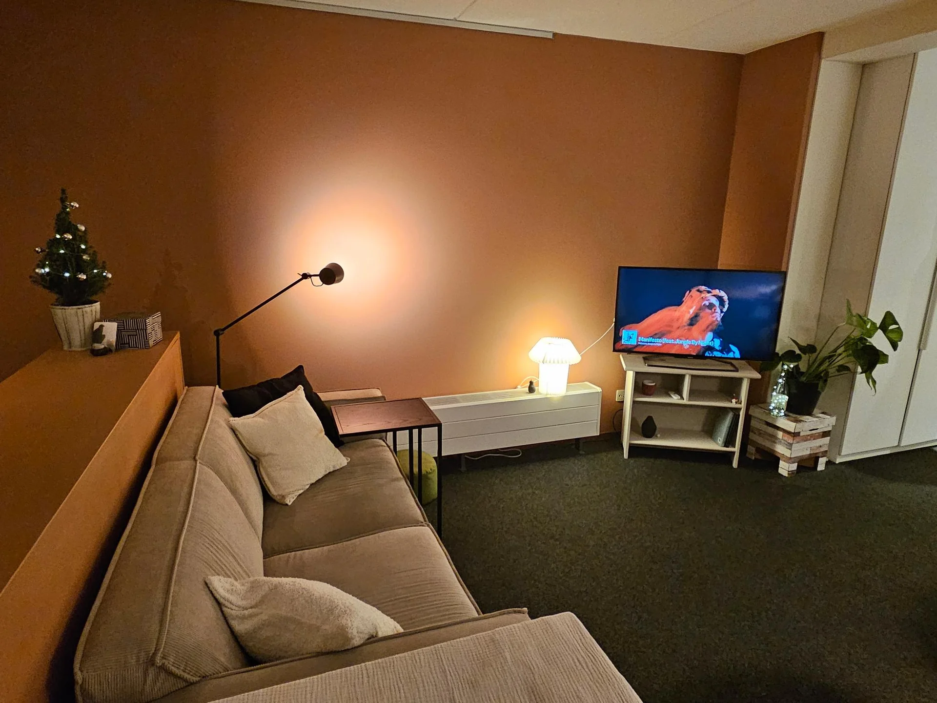 geblurde versie van de foto als achtergrond