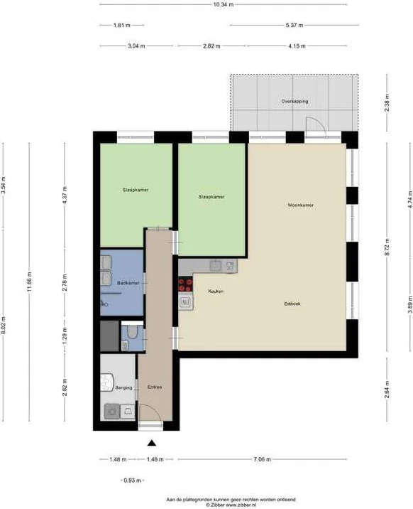 Foto van de Appartement gelegen aan de Kapelstraat in Etten-Leur