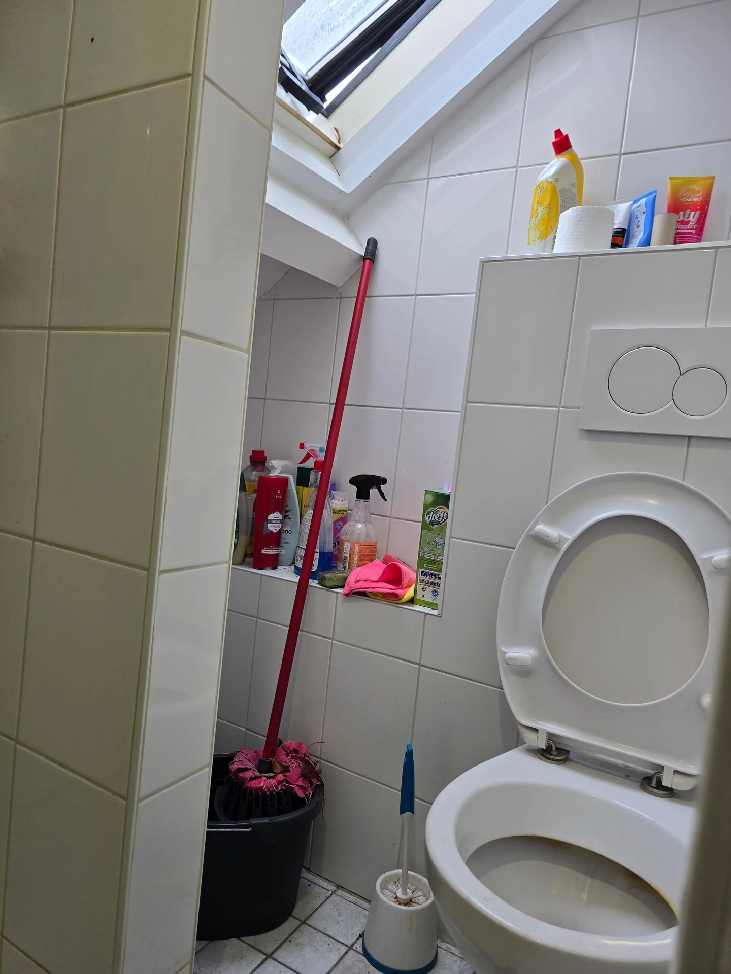 geblurde versie van de foto als achtergrond