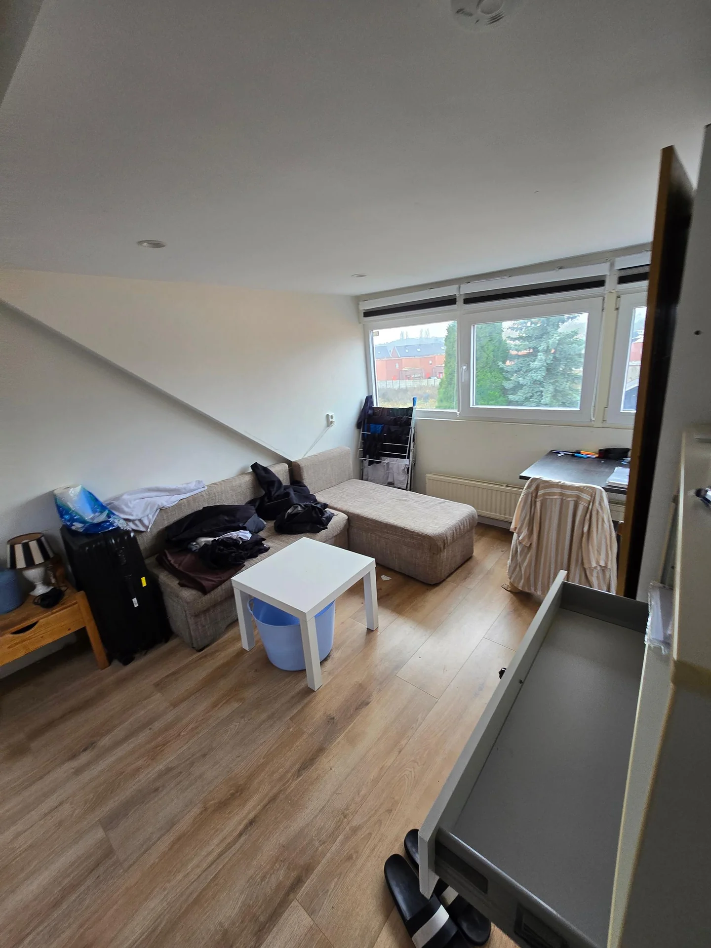 geblurde versie van de foto als achtergrond