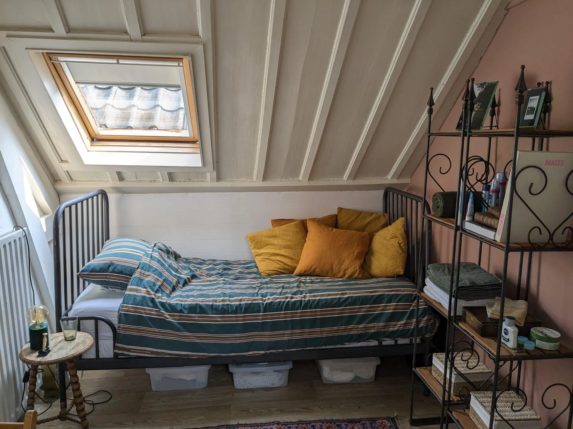 geblurde versie van de foto als achtergrond