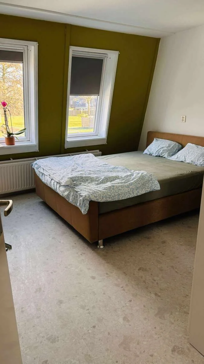 geblurde versie van de foto als achtergrond