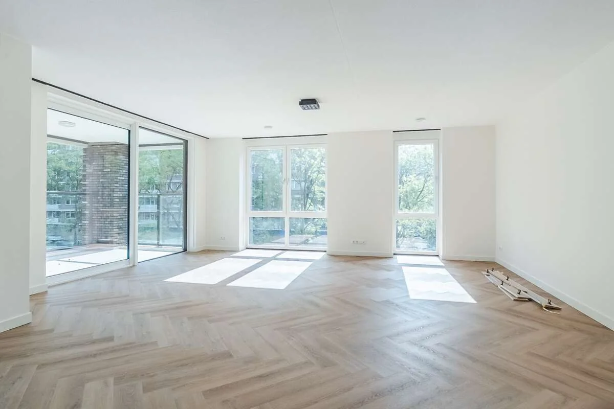 geblurde versie van de foto als achtergrond