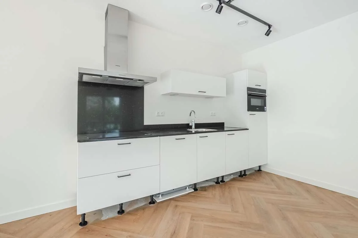 geblurde versie van de foto als achtergrond