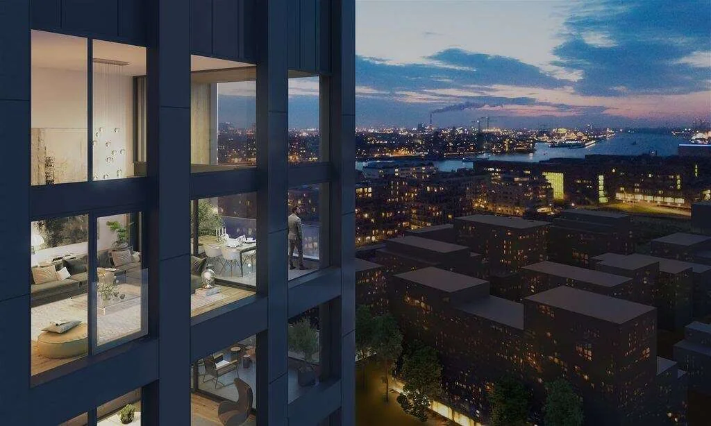 Foto van de Appartement gelegen aan de Badhuiskade in Amsterdam