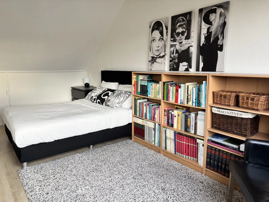 geblurde versie van de foto als achtergrond