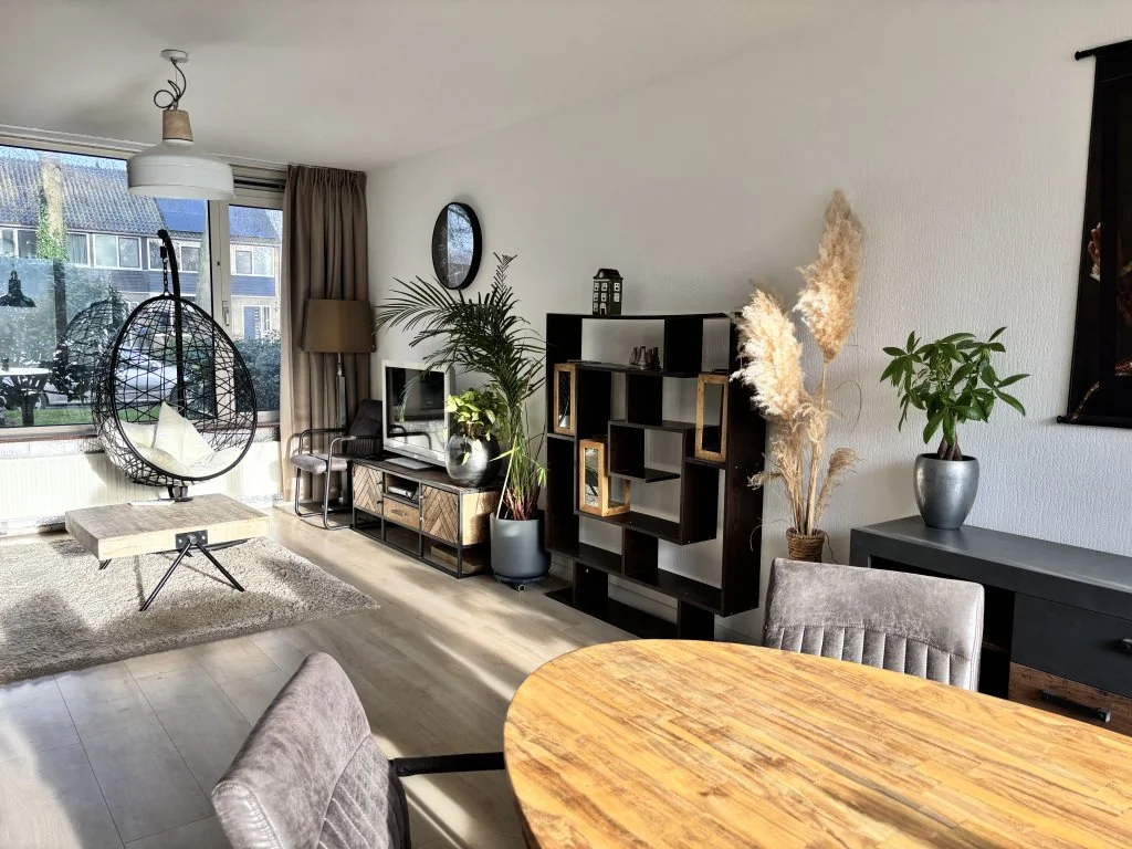 geblurde versie van de foto als achtergrond