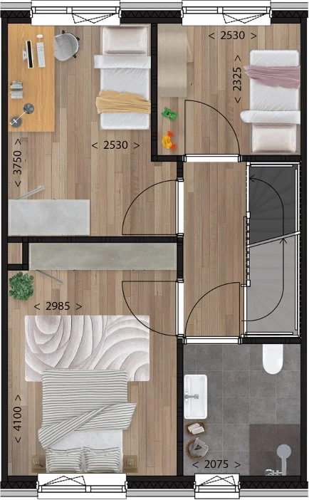 Foto van de Appartement gelegen aan de Pelikaanstraat in Groningen
