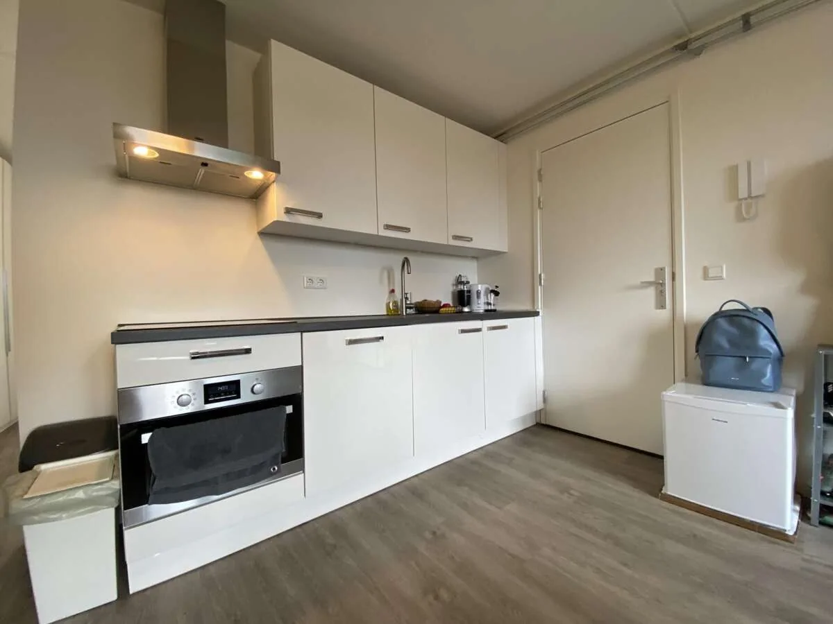 geblurde versie van de foto als achtergrond