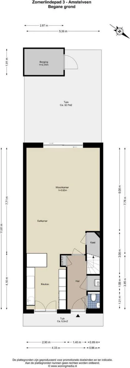 Foto van de Appartement gelegen aan de Zomerlindepad in Amstelveen