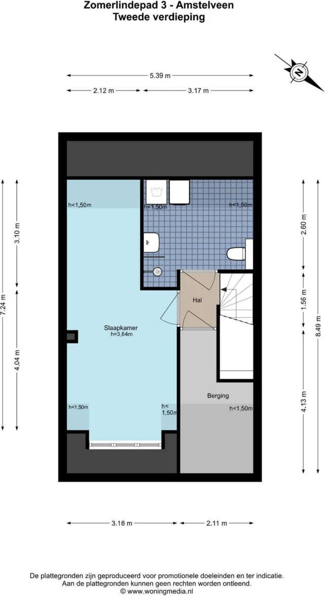 Foto van de Appartement gelegen aan de Zomerlindepad in Amstelveen