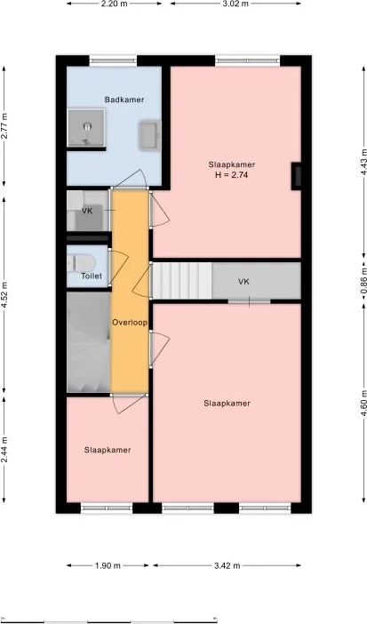 Foto van de Appartement gelegen aan de Helmersstraat in Den Haag