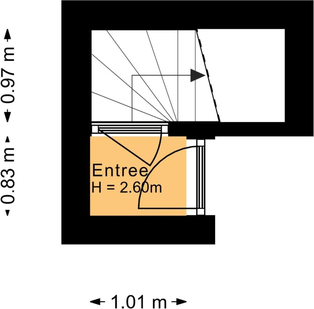 Foto van de Appartement gelegen aan de Eerste Boerhaavestraat in Amsterdam