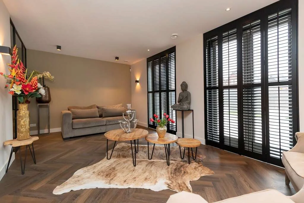 geblurde versie van de foto als achtergrond