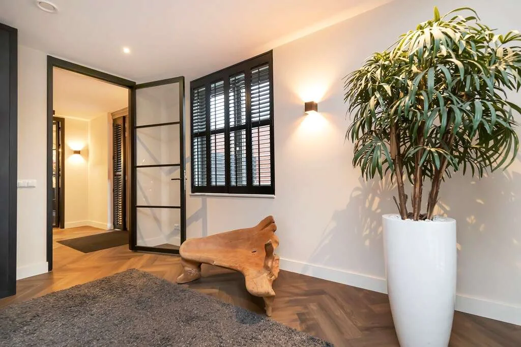 geblurde versie van de foto als achtergrond