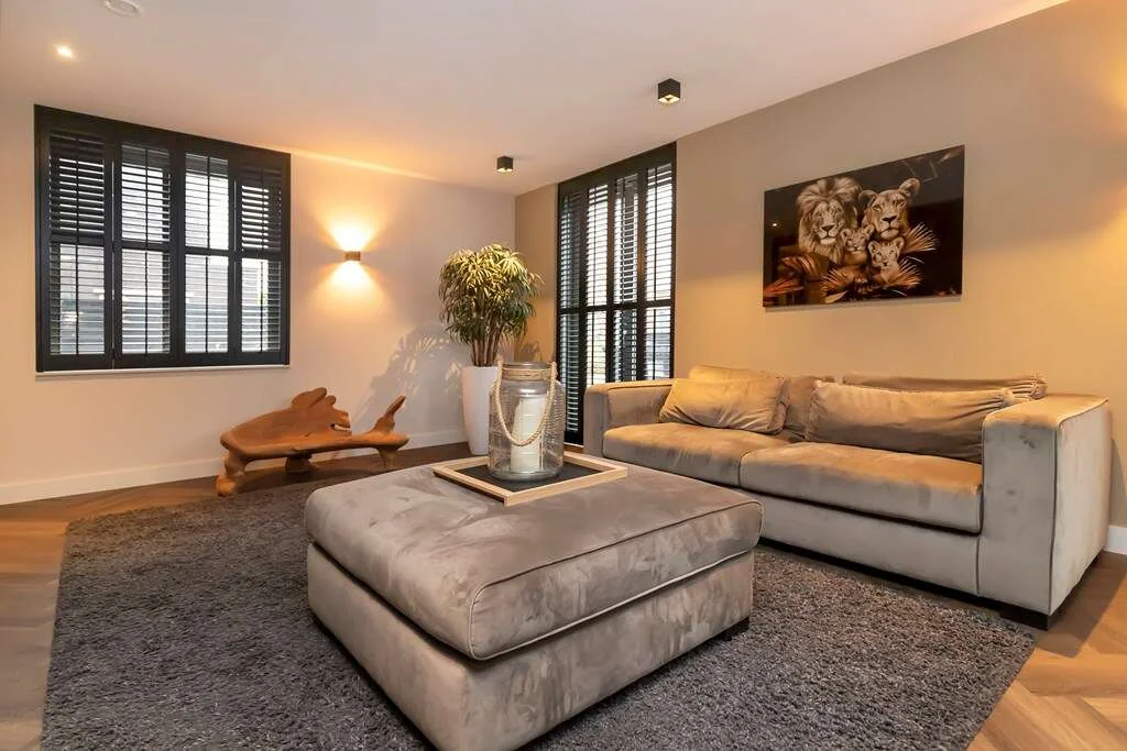 geblurde versie van de foto als achtergrond