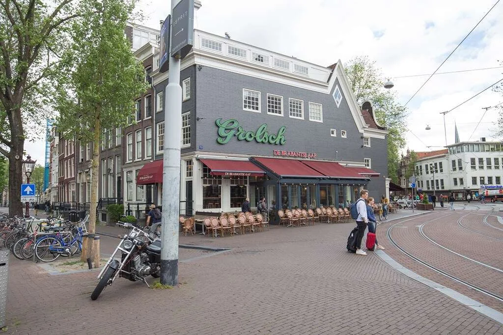 geblurde versie van de foto als achtergrond