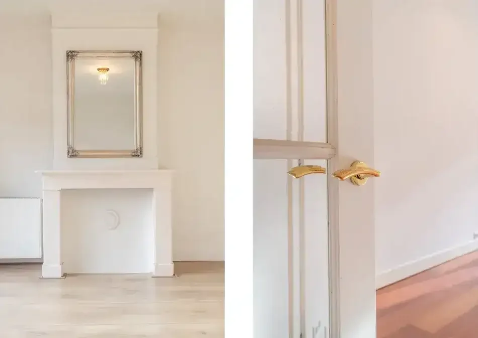 geblurde versie van de foto als achtergrond