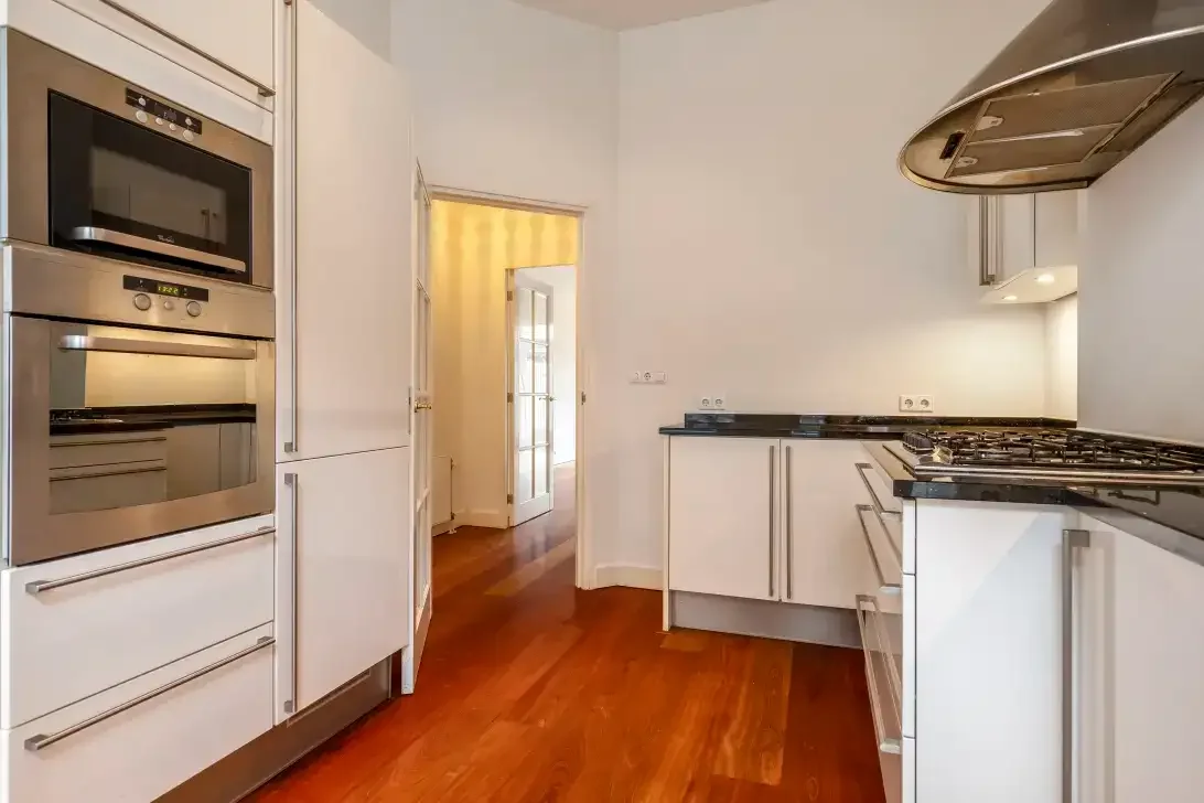 geblurde versie van de foto als achtergrond