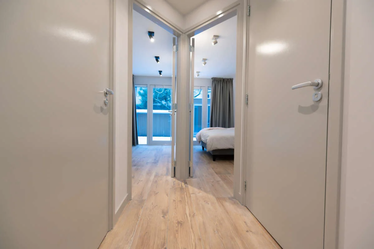 geblurde versie van de foto als achtergrond