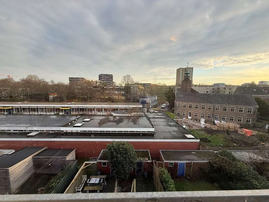 geblurde versie van de foto als achtergrond