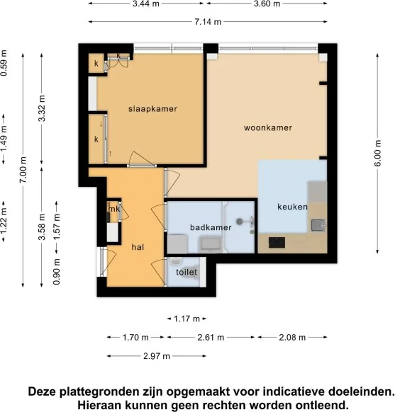 Foto van de Appartement gelegen aan de Gedempte Sloot in Den Haag