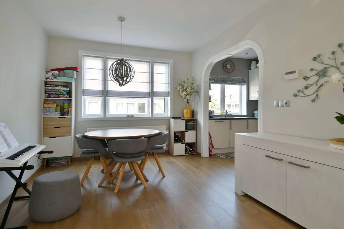 geblurde versie van de foto als achtergrond