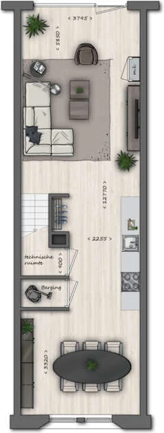 Foto van de Appartement gelegen aan de Noordstraat in Tilburg